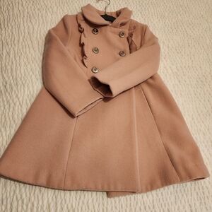 Mayoral dusty pink coat size 4